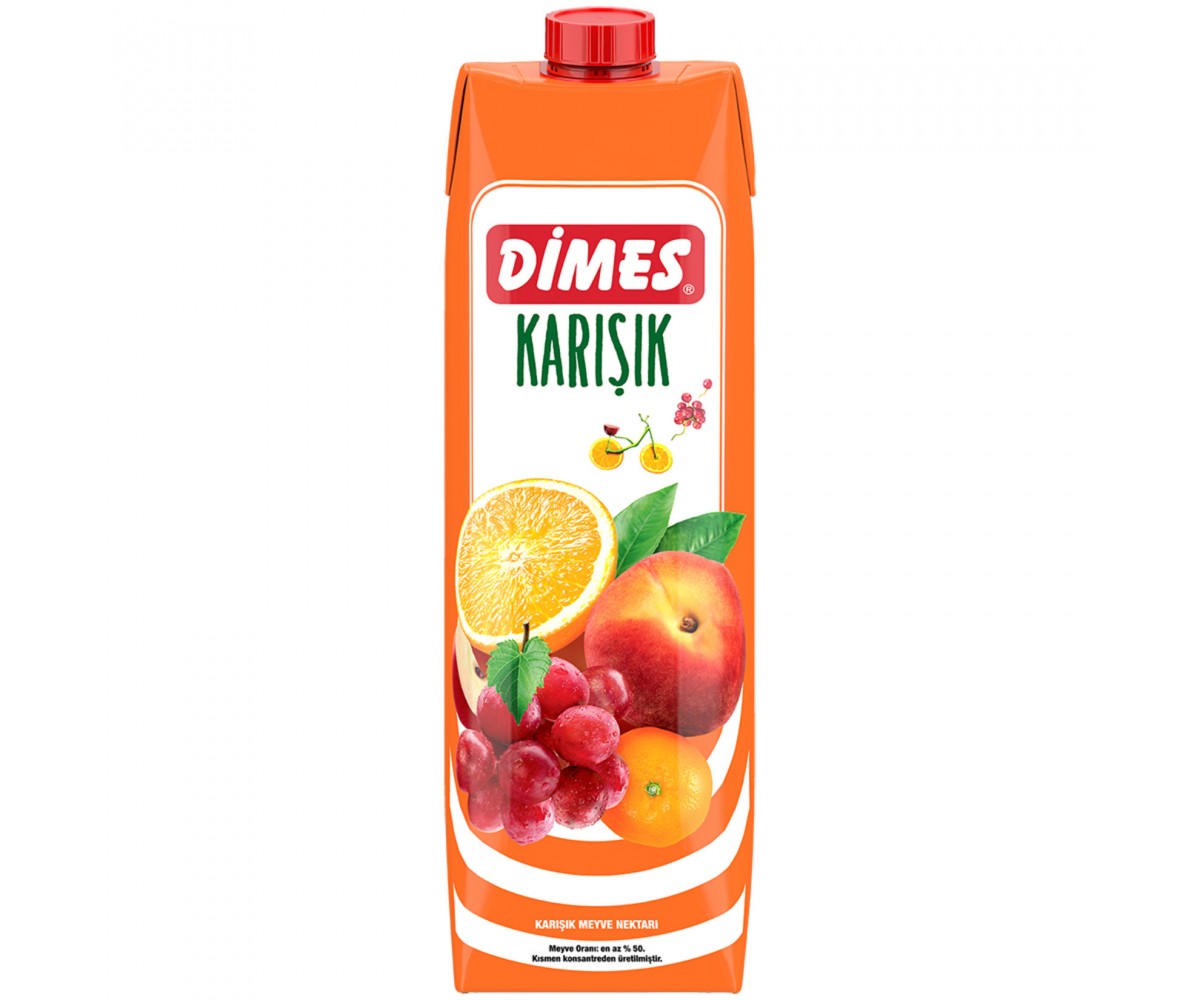 Dimes Karışık Meyva Nektarı 1 L